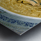 Orvieto Umbria Italy. The chapel of the Madonna di San Brizio frescoed by Fra Angelico and Benozzo Gozzoli Metal print