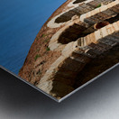 Verona Veneto Italy. The Verona Arena - Roman Amphitheatre and the Town Hall Metal print