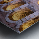 Verona Veneto Italy. The Verona Arena - Roman Amphitheatre and the Town Hall Metal print