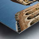 Verona Veneto Italy. The Verona Arena - Roman Amphitheatre and the Town Hall Metal print