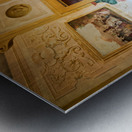 Vicenza Veneto Italy. The interiors of the Villa Valmarana ai Nani frescoed  by Giambattista and Giandomenico Tiepolo Metal print