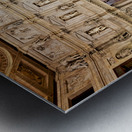 Vicenza Veneto Italy. The interiors of the Teatro Olimpico Olympic Theatre Metal print