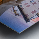 Medieval arcade in Piazza dei Signori. Vicenza Veneto Italy Metal print