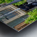 Zaragoza. Saragossa. Aragon. Spain.  Processions of the Easter Holy Week Metal print