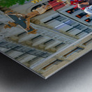 Zaragoza. Saragossa. Aragon. Spain.  Processions of the Easter Holy Week Metal print