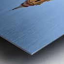 Zaragoza Spain. Cathedral of the Savior of Zaragoza. Catedral del Salvador   La Seo. Museo del Foro de Caesaraugusta Metal print