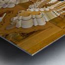 Zaragoza. Saragossa. Aragon. Spain. Aljafería Palace Metal print