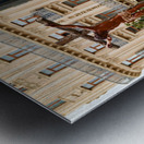 Zaragoza. Saragossa. Aragon. Spain.  Processions of the Easter Holy Week Metal print