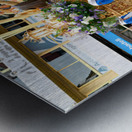 Zaragoza. Saragossa. Aragon. Spain.  Processions of the Easter Holy Week Metal print