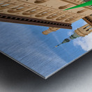 Zaragoza. Saragossa. Aragon. Spain.  Processions of the Easter Holy Week Metal print