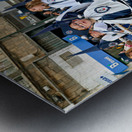 Zaragoza. Saragossa. Aragon. Spain.  Processions of the Easter Holy Week Metal print