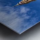 Zaragoza Spain. Cathedral of the Savior of Zaragoza. Catedral del Salvador   La Seo. Museo del Foro de Caesaraugusta Metal print