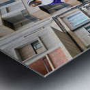 Zaragoza. Saragossa. Aragon. Spain.  Processions of the Easter Holy Week Metal print