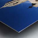 Sitges Catalunya Spain. Sculpture of the Queen of the Seas by Pedro Jimenez Corona on Mazatlans Malecon Metal print