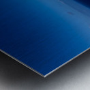 Santorinis iconic white architecture and windmill against the d Metal print