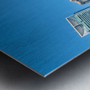 Sydney Tower Eye and surrounding buildings on a clear day. Metal print