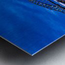 Sydney Opera House and Harbour Bridge at dusk. Metal print