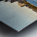 Sydney Opera House and harbor at sunset. Metal print