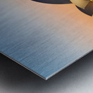 Sydney Opera House and Harbour Bridge at sunset. Metal print