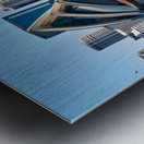 Sydney Opera House and city skyline on a clear day. Metal print