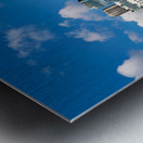 Sydney Harbour skyline with bridge and boats. Metal print