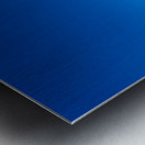 Uluru monolith under a clear blue sky. Metal print