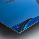 St. Stephens Cathedral at dusk in bustling Vienna. Metal print