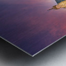 St. Stephens Cathedral Vienna at vibrant sunset. Metal print