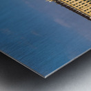 Schönbrunn Palace Vienna with statues and autumn trees. Metal print