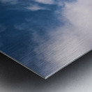 Schönbrunn Palace and gardens under a beautiful cloudy sky. Metal print