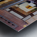 Man prays at Senso ji temple in Asakusa Tokyo Japan Metal print