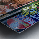 Nightlife in Shinjuku district reveals adult show venue in Tokyo Metal print