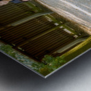 Traditional wedding ceremony at Meiji Jingu Shinto shrine in Tok Metal print