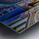 Interior of Athens Mitropolis Cathedral: art and architecture Metal print