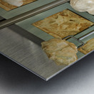 Sculptures at the acropolis museum in athens greece Metal print