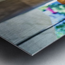 Exploring ancient inscriptions at the Acropolis Museum in Athens Metal print