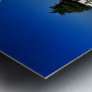 Visitors explore the Parthenon at the Acropolis in Athens Greece Metal print