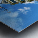 Matsumoto Castle during cherry blossom season in Japan Metal print