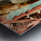 Great Buddha Hall at Todai ji temple in Nara Japan invites visi Metal print