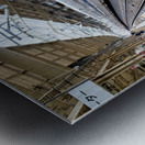 Shinkansen arrives at Kyoto Station in Japan during daylight Metal print