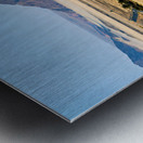 Driving through Namib Naukluft National Park towards Sossusvlei  Metal print