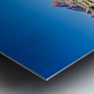 Granite peaks of Spizkoppe rise in Namib Desert landscape Metal print