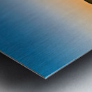 Sydney Opera House and Harbour Bridge at sunset. Metal print