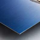 Sydney Opera House and Harbour Bridge at dusk. Metal print