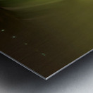 Niagara Falls illuminated with vibrant colors at night. Metal print