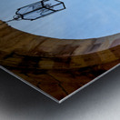 View of Palais Rohan from archway in Strasbourg Alsace France Metal print