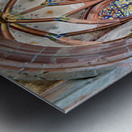 Exploring the interior of Saint Pierre le Jeune church in Strasb Metal print