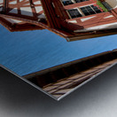 Colorful timber framed houses in Petite France Strasbourg Metal print