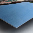 Colorful houses on canal in Petit France district of Strasbourg Metal print