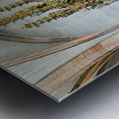 Detailed woodcarving shows religious events in St. Martin Church Metal print